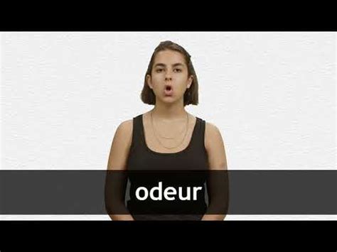 odeur in english.